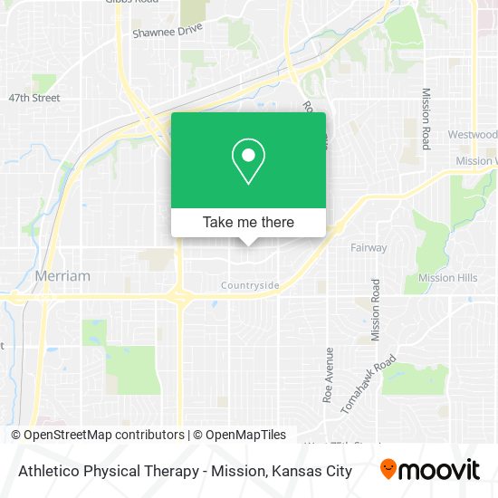 Mapa de Athletico Physical Therapy - Mission