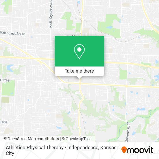 Athletico Physical Therapy - Independence map