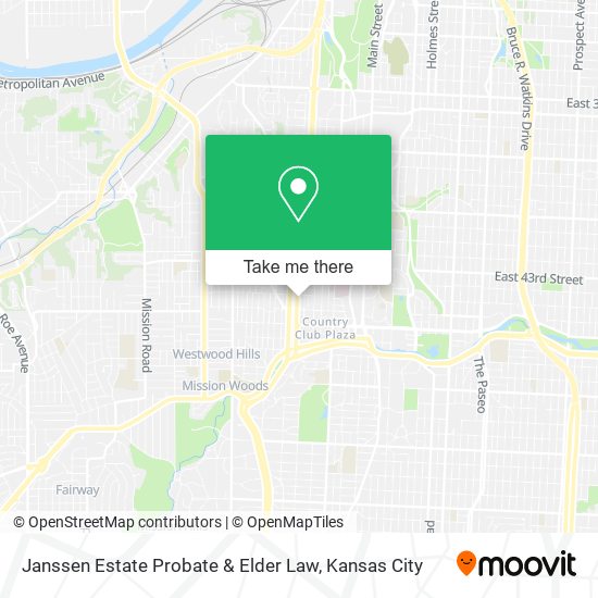 Janssen Estate Probate & Elder Law map