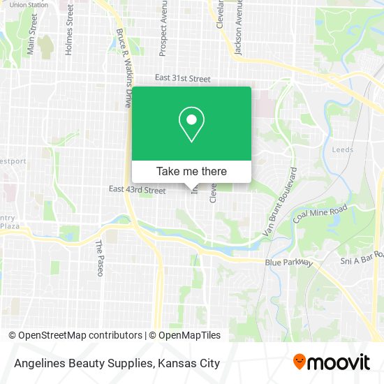 Angelines Beauty Supplies map