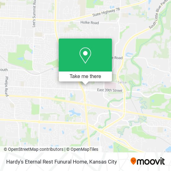 Hardy's Eternal Rest Funural Home map