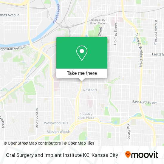 Oral Surgery and Implant Institute KC map