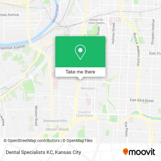Dental Specialists KC map