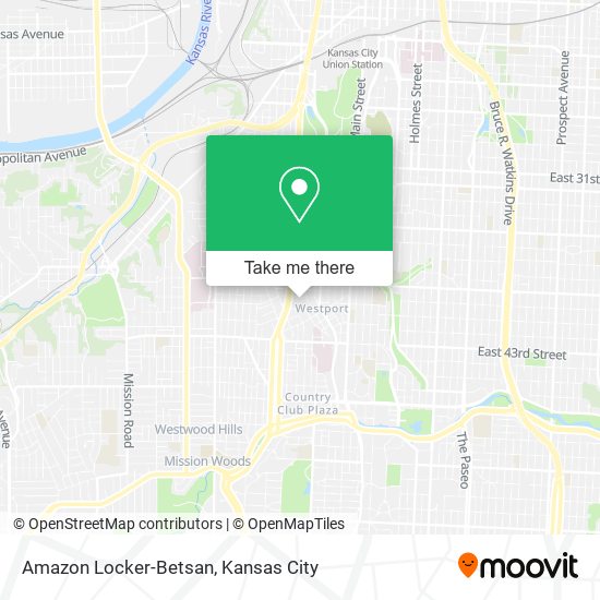 Amazon Locker-Betsan map