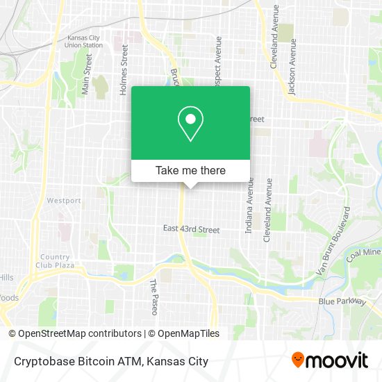 Mapa de Cryptobase Bitcoin ATM