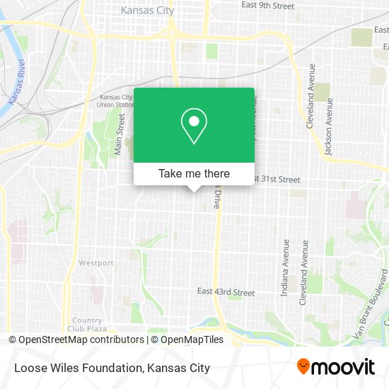 Mapa de Loose Wiles Foundation