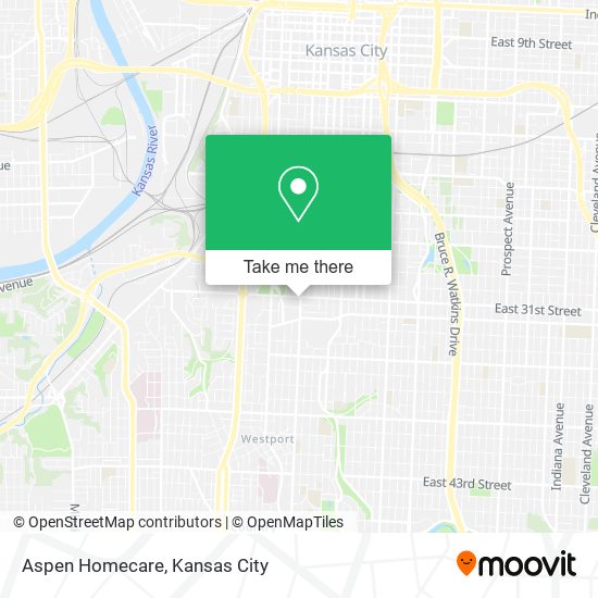 Mapa de Aspen Homecare