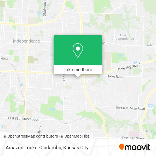 Amazon Locker-Cadamba map