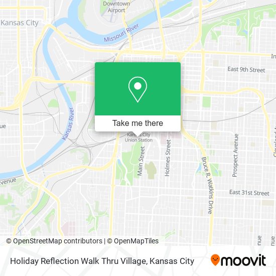 Holiday Reflection Walk Thru Village map