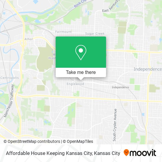 Mapa de Affordable House Keeping Kansas City