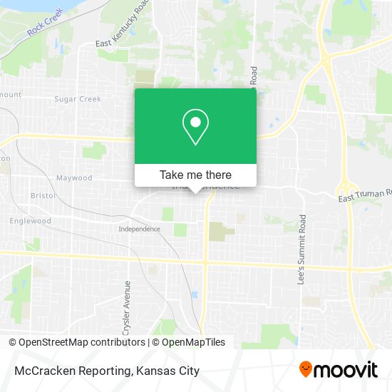 McCracken Reporting map