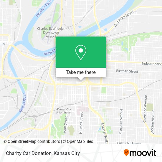 Charity Car Donation map