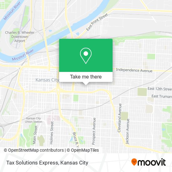 Tax Solutions Express map