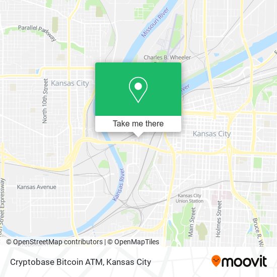 Mapa de Cryptobase Bitcoin ATM