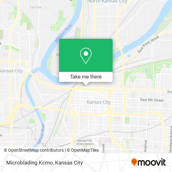 Microblading Kcmo map