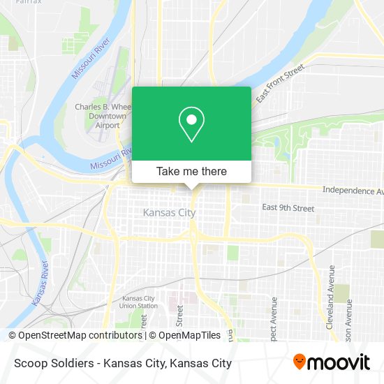 Scoop Soldiers - Kansas City map