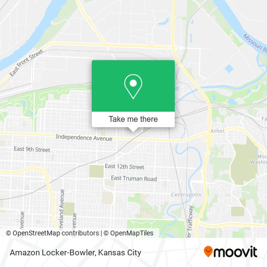 Amazon Locker-Bowler map