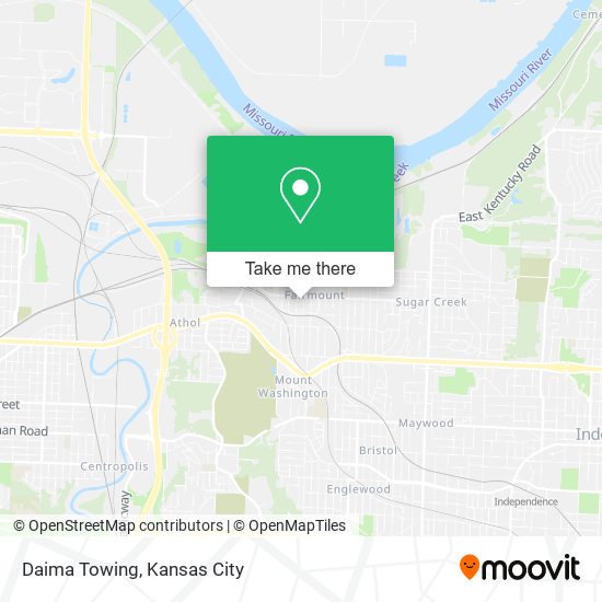 Daima Towing map