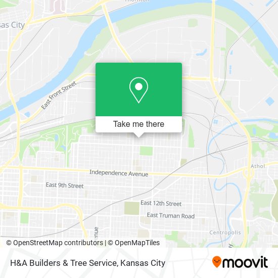 H&A Builders & Tree Service map