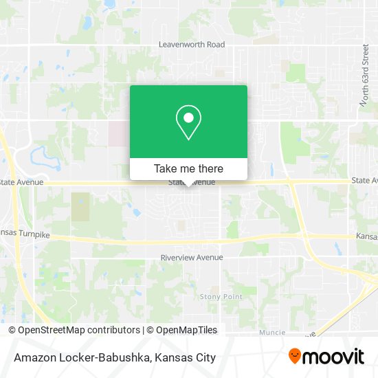 Mapa de Amazon Locker-Babushka