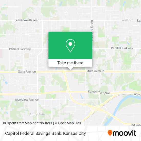 Capitol Federal Savings Bank map