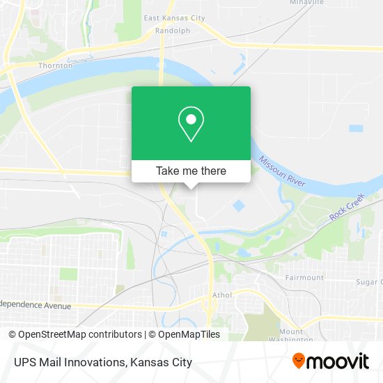 UPS Mail Innovations map