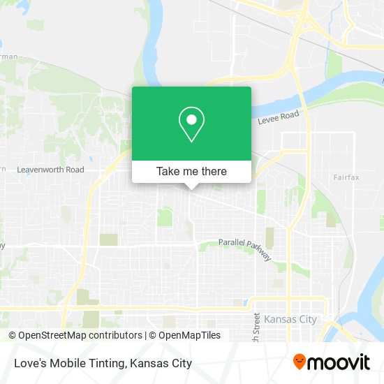Love's Mobile Tinting map