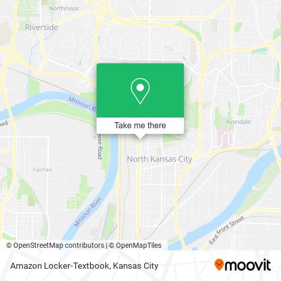 Amazon Locker-Textbook map