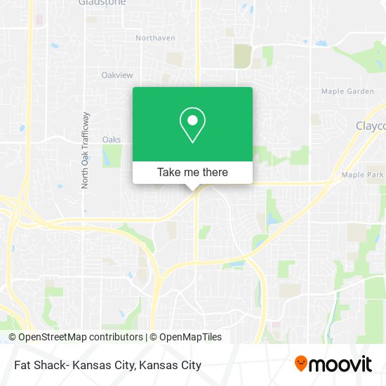 Fat Shack- Kansas City map