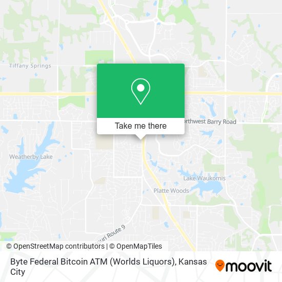 Byte Federal Bitcoin ATM (Worlds Liquors) map