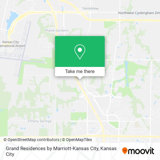 Mapa de Grand Residences by Marriott-Kansas City