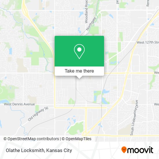 Mapa de Olathe Locksmith