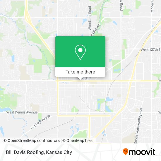 Bill Davis Roofing map