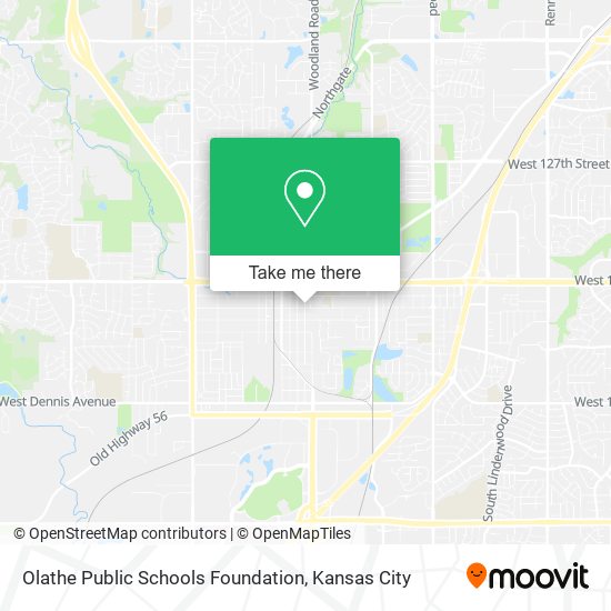 Olathe Public Schools Foundation map