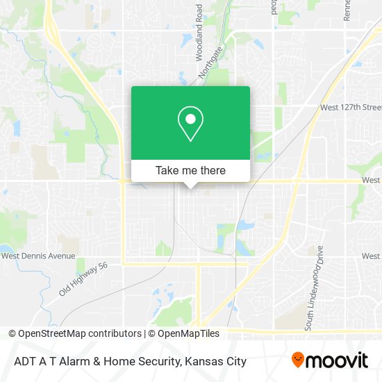 ADT A T Alarm & Home Security map