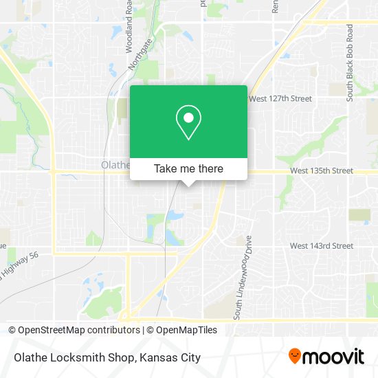 Mapa de Olathe Locksmith Shop