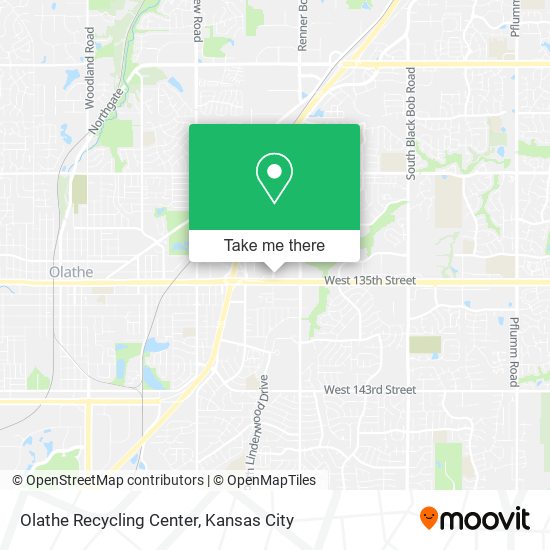Mapa de Olathe Recycling Center