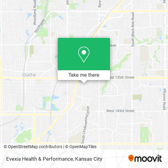 Evexia Health & Performance map