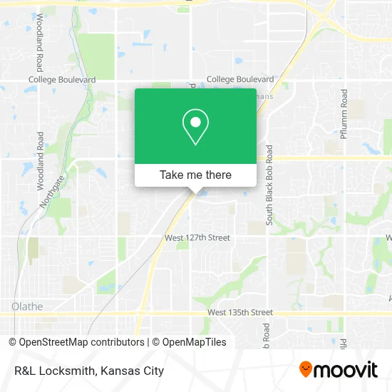 R&L Locksmith map