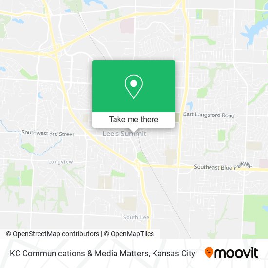 KC Communications & Media Matters map