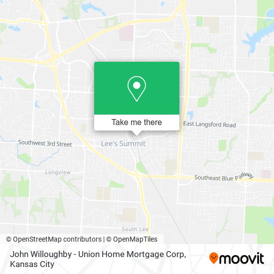 John Willoughby - Union Home Mortgage Corp map