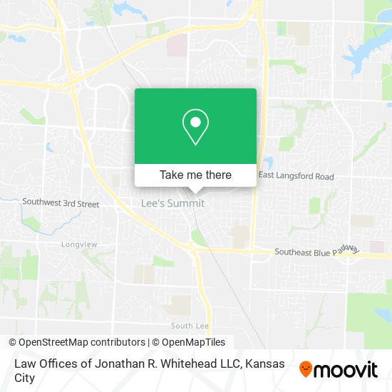 Mapa de Law Offices of Jonathan R. Whitehead LLC