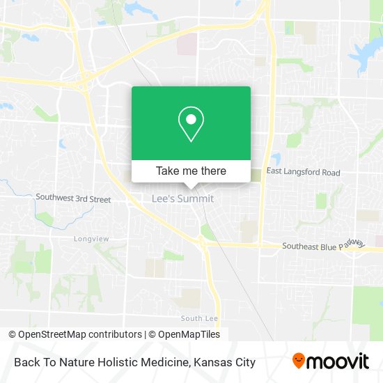 Back To Nature Holistic Medicine map