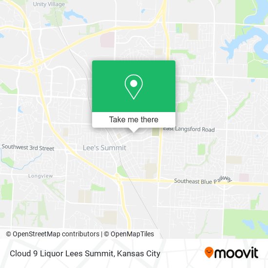 Mapa de Cloud 9 Liquor Lees Summit