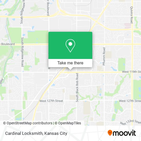 Cardinal Locksmith map