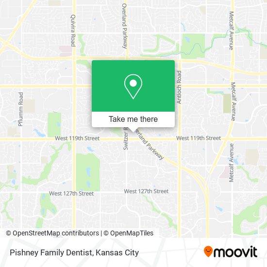 Pishney Family Dentist map