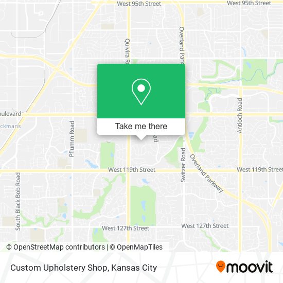 Custom Upholstery Shop map
