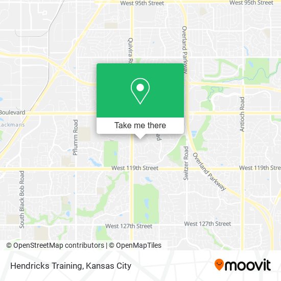 Hendricks Training map