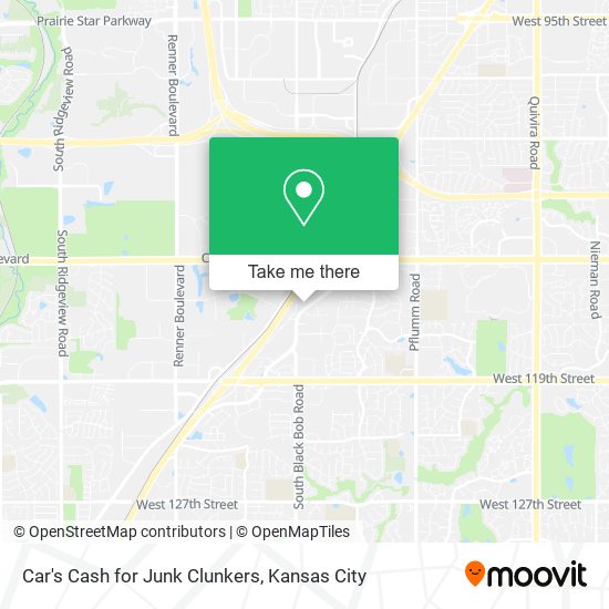 Car's Cash for Junk Clunkers map