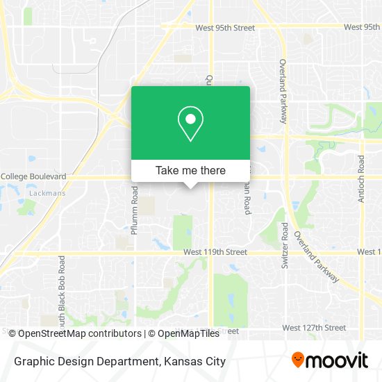 Mapa de Graphic Design Department